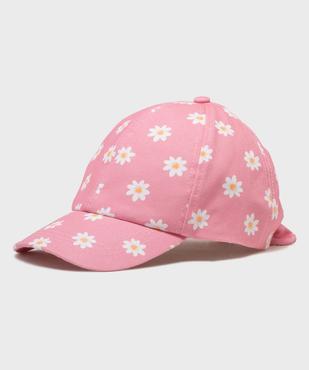 Casquette à motifs fleuris fille vue1 - GEMO - GEMO