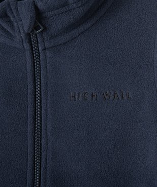 Sweat zippé à col montant en maille polaire garçon vue2 - GEMO (ENFANT) - GEMO