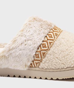 Chaussons mules fourrés femme - Isotoner vue6 - ISOTONER - GEMO