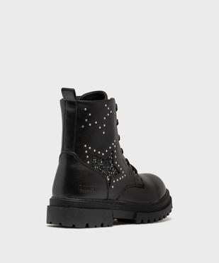 Boots crantés avec strass et paillettes fille - Chipie vue4 - CHIPIE - GEMO