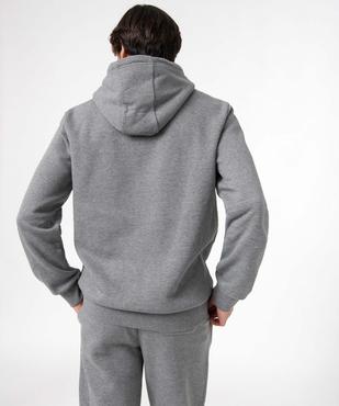 Sweat à capuche intérieur molletonné homme vue3 - GEMO 4G HOMME - GEMO