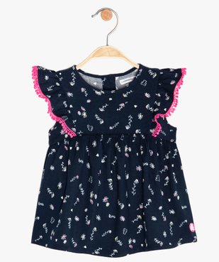Blouse bébé fille à manches volantées - Lulu Castagnette vue1 - LULUCASTAGNETTE - GEMO