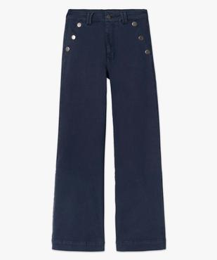 Pantalon femme à pont coupe large - LuluCastagnette vue4 - LULUCASTAGNETTE - GEMO