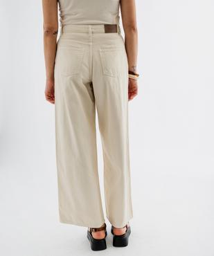 Jean wide leg à pinces femme vue4 - GEMO(FEMME PAP) - GEMO