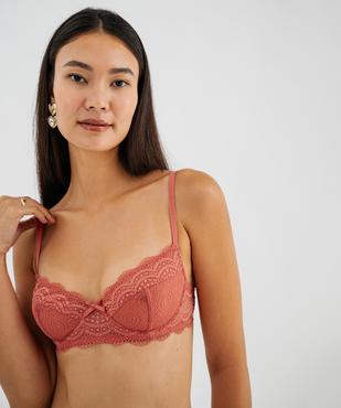 Soutien-gorge à armatures forme corbeille en dentelle vue1 - GEMO(HOMWR FEM) - GEMO