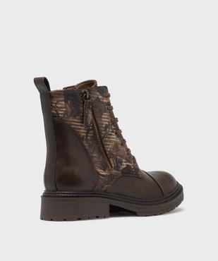 Boots avec tige fantaisie femme - EMILIA ROSA vue4 - EMILIA ROSA - GEMO