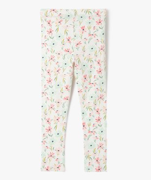 Leggings en coton côtelé fille vue3 - GEMO (ENFANT) - GEMO