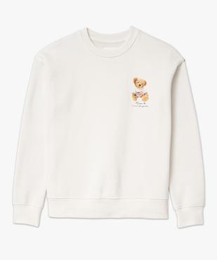Sweat molletonné avec motif poitrine femme - LuluCastagnette vue5 - LULUCASTAGNETTE - GEMO