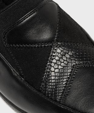 Mocassins confort légers et souples à talon compensé femme vue6 - G'FLEX GEMO FOR GOOD - GEMO