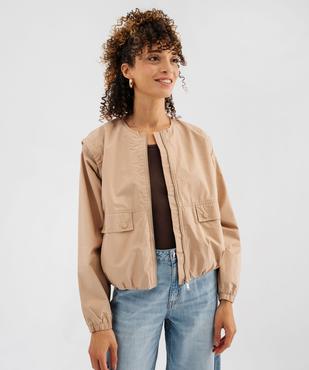 Blouson léger à manches amovibles femme vue1 - GEMO(FEMME PAP) - GEMO