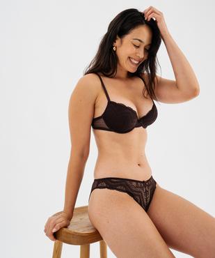 Soutien-gorge corbeille à coques fines avec armatures vue1 - GEMO(HOMWR FEM) - GEMO
