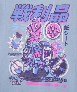 Tee-shirt manches courtes avec motif coloré garçon - Fortnite vue2 - FORTNITE - GEMO