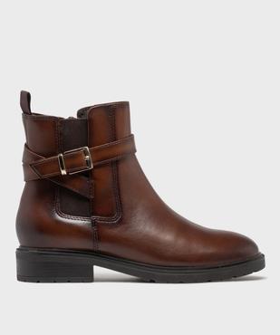 Bottines en cuir femme - Taneo vue1 - TANEO - GEMO