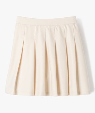 Jupe plissée en maille fille vue1 - GEMO 4G FILLE - GEMO
