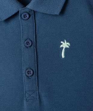 Polo manches courtes en maille piquée bébé garçon vue2 - GEMO 4G BEBE - GEMO