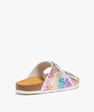 Mules femme à talon plat et double bride ajustable vue4 - GEMO (CASUAL) - GEMO
