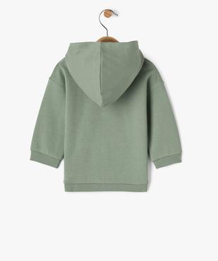 Sweat zippé à capuche bébé garçon vue3 - GEMO 4G BEBE - GEMO