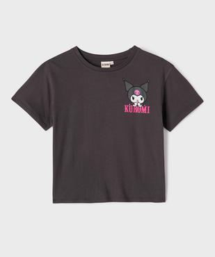 Tee-shirt manches courtes à motif diablotin fille - Kuromi vue1 - KUROMI - GEMO