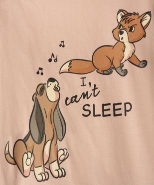 Pyjama fille avec motif Rox et Rouky - Disney vue3 - DISNEY DTR - GEMO