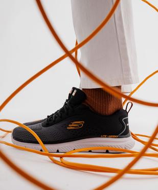 Baskets basses ultra légères en mesh vegan homme - Skechers vue7 - SKECHERS - GEMO
