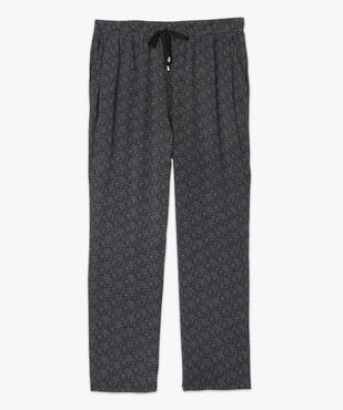 Pantalon femme grande taille large et fluide imprimé à taille élastiquée vue4 - GEMO (G TAILLE) - GEMO