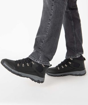 Chaussures de randonnée homme unies doublure polaire vue1 - ATHLETIC - GEMO