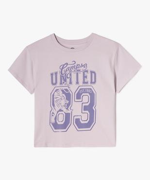 Tee-shirt manches courtes avec motif XXL fille - Camps United vue1 - CAMPS GEMO FOR GOOD - GEMO