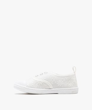 Chaussures en toile à lacets élastiques et bout en gomme fille vue4 - LOVELY WINGS - GEMO