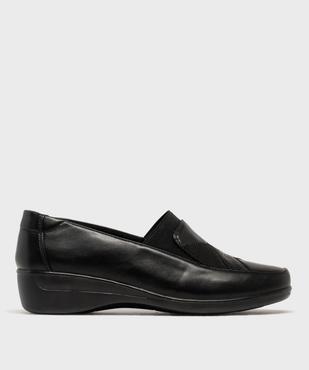 Mocassins confort légers et souples à talon compensé femme vue1 - G'FLEX GEMO FOR GOOD - GEMO
