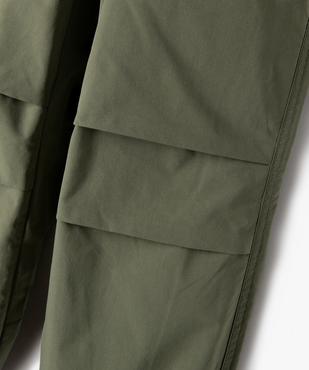 Pantalon parachute doublé à chevilles élastiquées garçon vue7 - GEMO (ENFANT) - GEMO