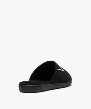 Chaussons homme mules à surpiqûres contrastantes vue4 - GEMO(HOMWR HOM) - GEMO