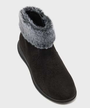 Boots confort avec tige en fourrure imitation femme vue5 - G'FLEX - GEMO