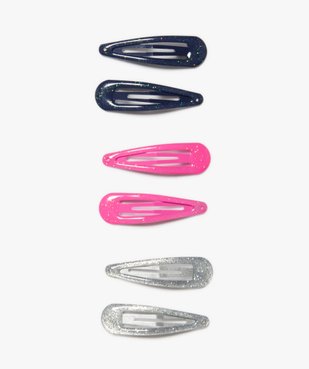 Barrette à cheveux pailletées fille (lot de 6) vue1 - GEMO (ACCESS) - GEMO