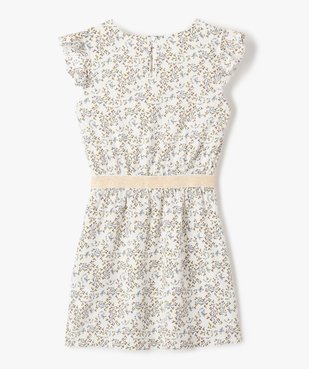 Robe fille imprimée avec ceinture pailletée vue3 - GEMO (ENFANT) - GEMO