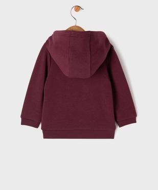 Sweat à capuche à doublure chaude bébé garçon vue5 - GEMO(BEBE DEBT) - GEMO
