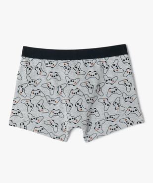 Boxer garçon motif jeux vidéo (lot de 2) vue3 - GEMO 4G GARCON - GEMO