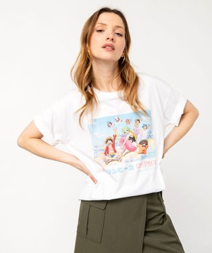 Tee-shirt manches courtes imprimé femme - One Piece vue1 - ONE PIECE - GEMO