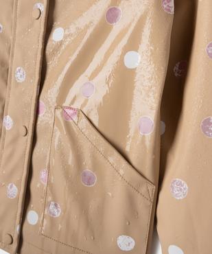 Imperméable à capuche avec imprimé animé fille qui change de couleur sous la pluie vue4 - GEMO (ENFANT) - GEMO