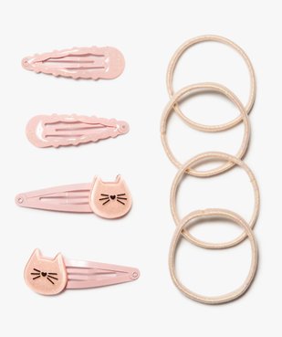 Accessoires cheveux fille à paillettes (lot de 8) vue1 - GEMO (ACCESS) - GEMO