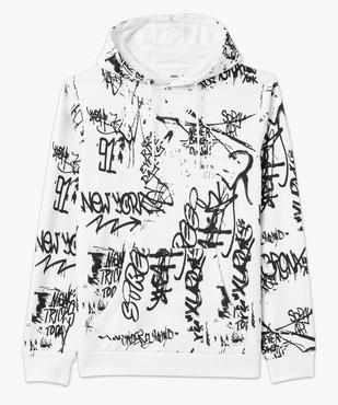 Sweat à capuche imprimé homme vue4 - GEMO (HOMME) - GEMO