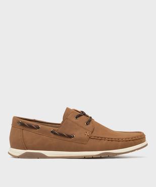 Chaussures bateau avec semelle intérieure cuir homme - Urban Steps vue2 - URBAN STEPS GEMO FOR GOOD - GEMO