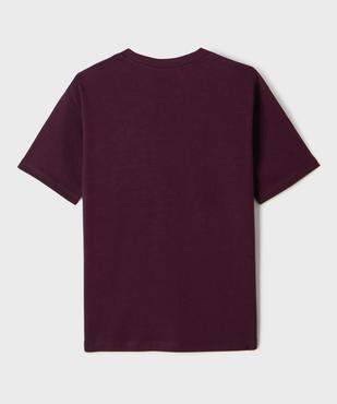 Tee-shirt manches courtes coupe oversize garçon vue3 - GEMO (JUNIOR) - GEMO
