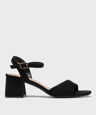 Sandales à talon toucher velours femme - Valentina Baldano vue1 - VALENTINA BALDA - GEMO