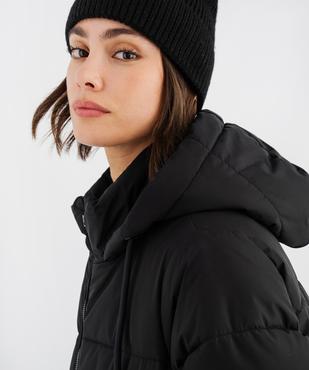 Doudoune à capuche et col montant femme vue2 - GEMO 4G FEMME - GEMO