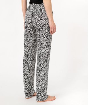 Pantalon de pyjama fluide femme vue3 - GEMO(HOMWR FEM) - GEMO