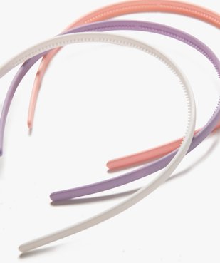 Serre-tête fille coloris assortis (lot de 3) vue2 - GEMO (ACCESS) - GEMO