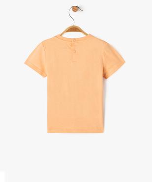 Tee-shirt manches courtes à motif fantaisie bébé garçon vue3 - GEMO 4G BEBE - GEMO