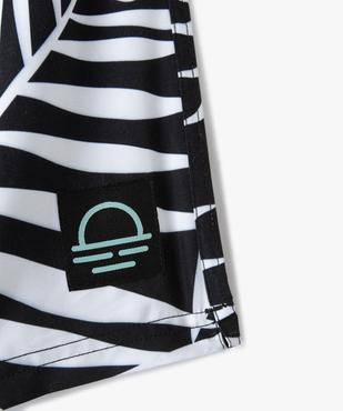 Short de bain garçon imprimé feuillage vue2 - GEMO (JUNIOR) - GEMO