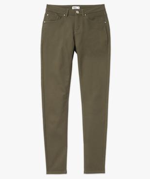 Pantalon coupe Slim taille normale femme vue4 - GEMO 4G FEMME - GEMO