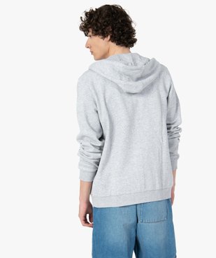 Sweat zippé à capuche homme vue3 - GEMO (HOMME) - GEMO